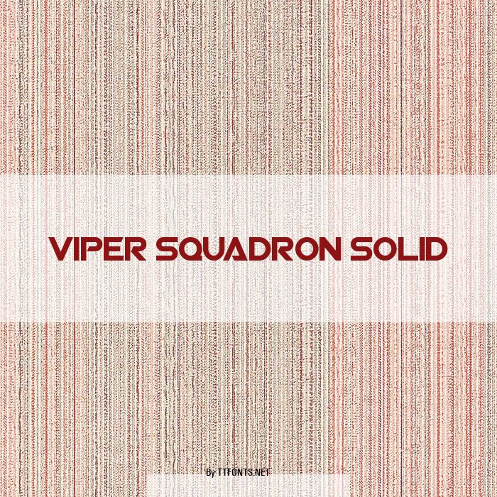 Viper Squadron Solid example